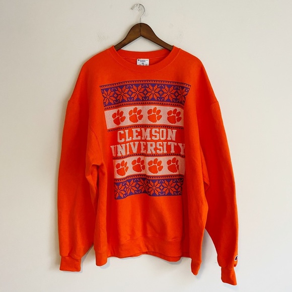 Champion Sweaters - Clemson Holiday Sweater